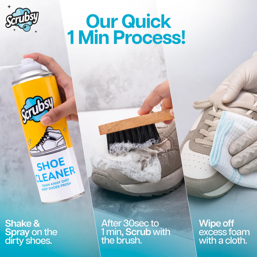 India's #1 Foam-Based Footwear Cleaner (Pack of 2)